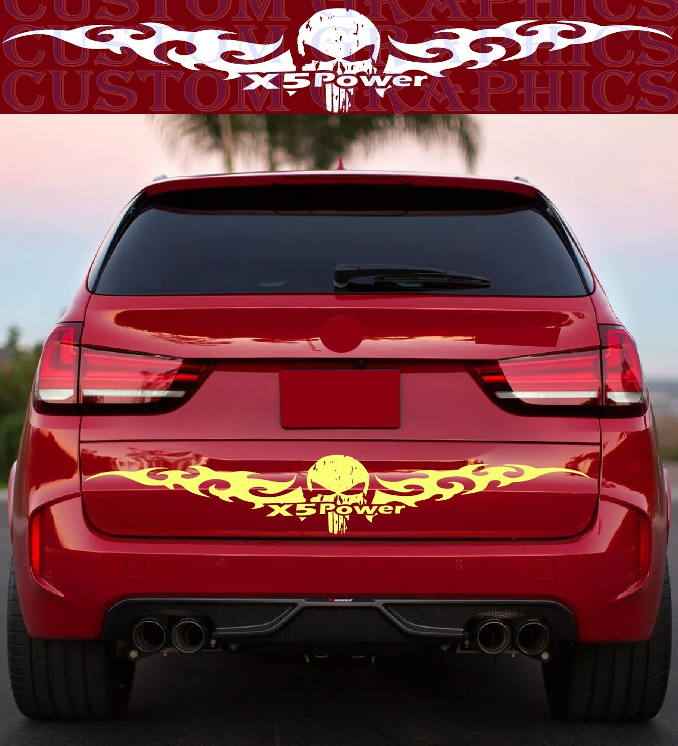Vinyl Decals for Your Ride Compatible with X5