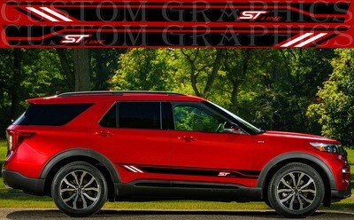 Car decals Compatible with Ford Explorer ST Line 2022