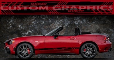 Revamp Your Ride with Vinyl Auto Decals Compatible with 124 Spider