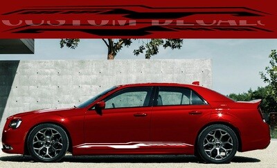 Side Door Stripe Custom kit Stickers Set Kit Compatible with 300