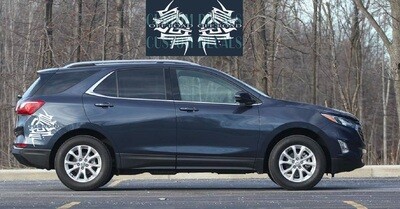 Side door vinyl decal sticker Compatible with Equinox
