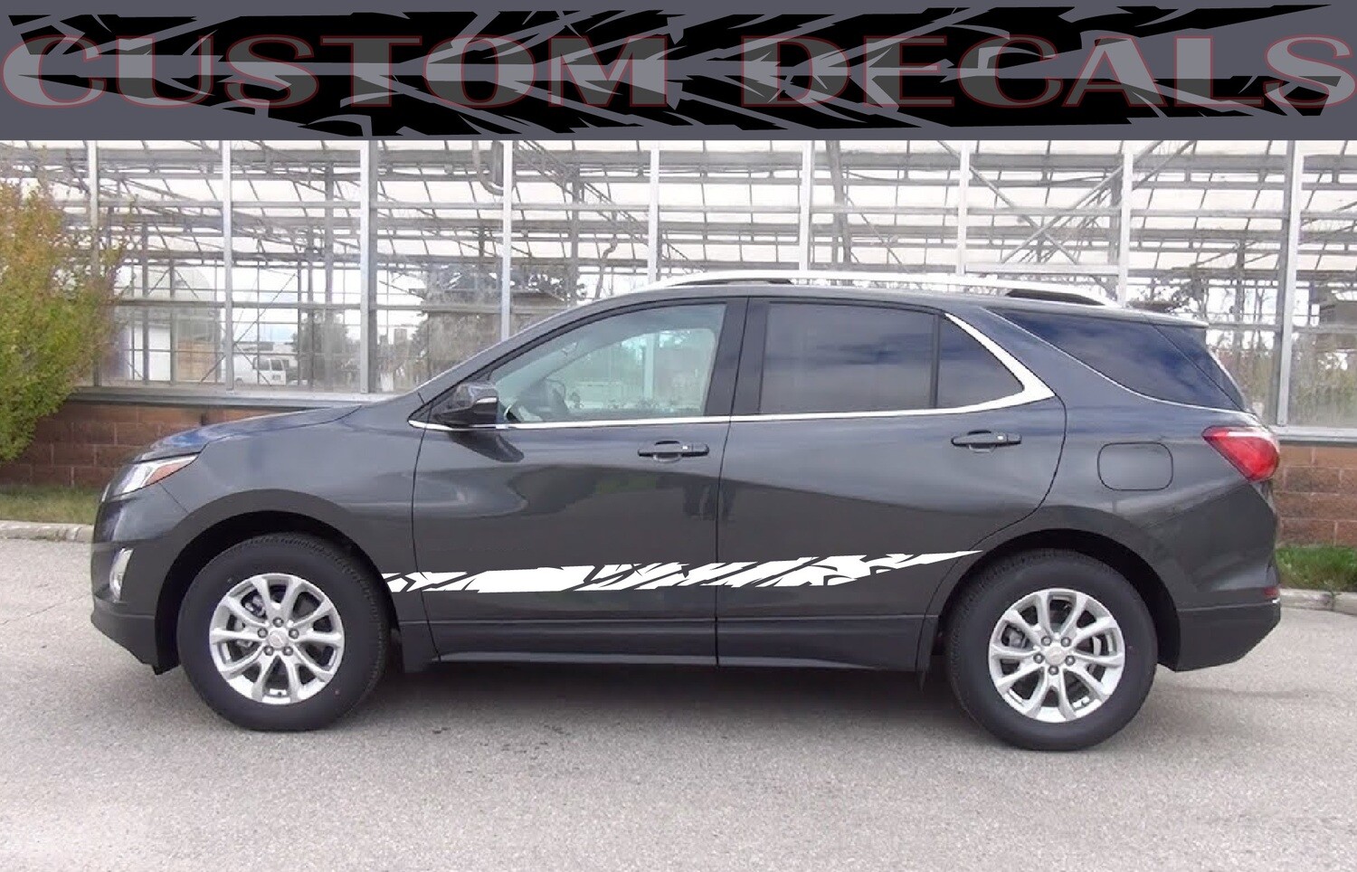 Side Door Stripe Custom kit Stickers Set Kit Compatible with Equinox