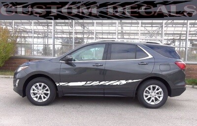 Side Door Stripe Custom kit Stickers Set Kit Compatible with Equinox