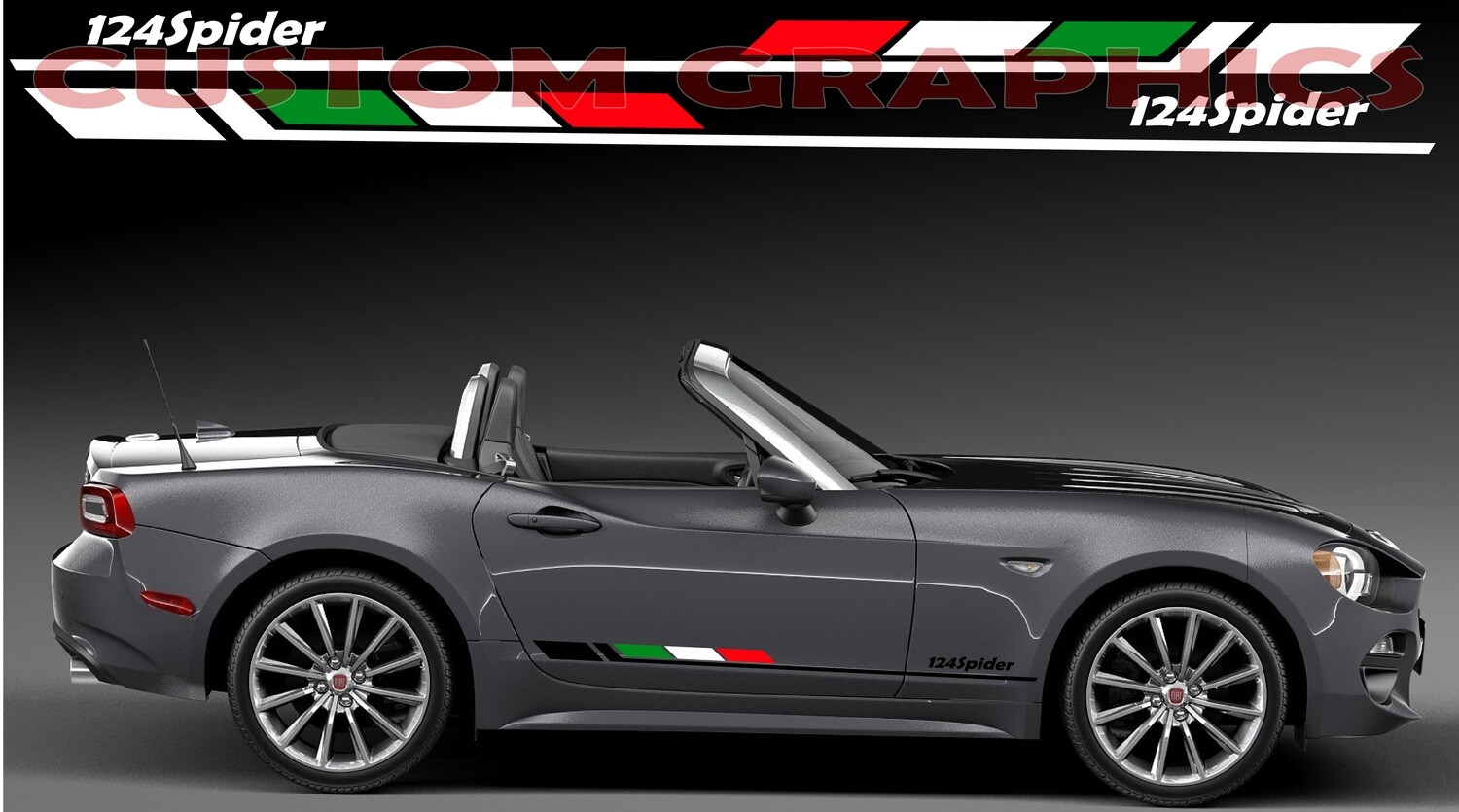 Adorn Your Auto: Vinyl Decals for Sale Compatible with 124 Spider