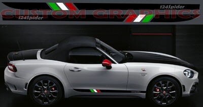 Personalize Your Drive: Car Vinyl Wraps Compatible with 124 Spider