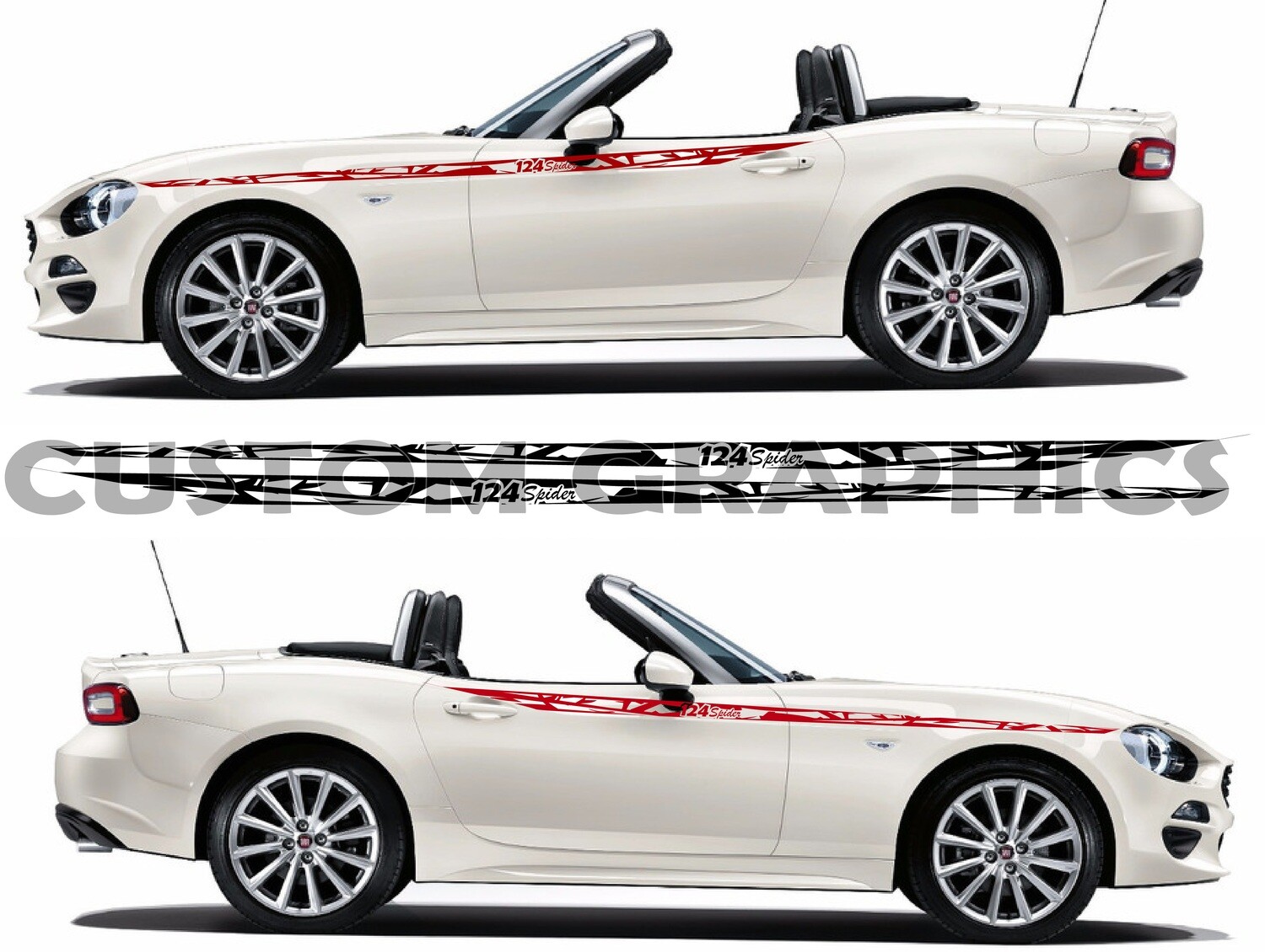 Vinyl Decals for Your Ride Compatible with spider 124