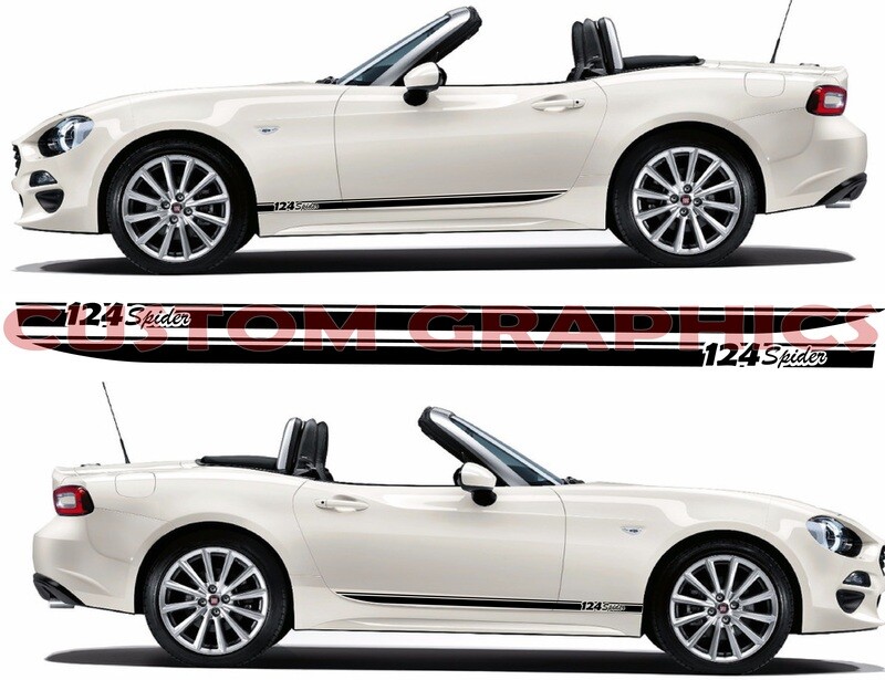 Upgrade Your Car&#39;s Look with Vinyl Stickers Compatible with 124 Spider