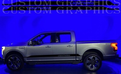 Revamp Your Ride with Vinyl Auto Decals Compatible with F-150 Lightning