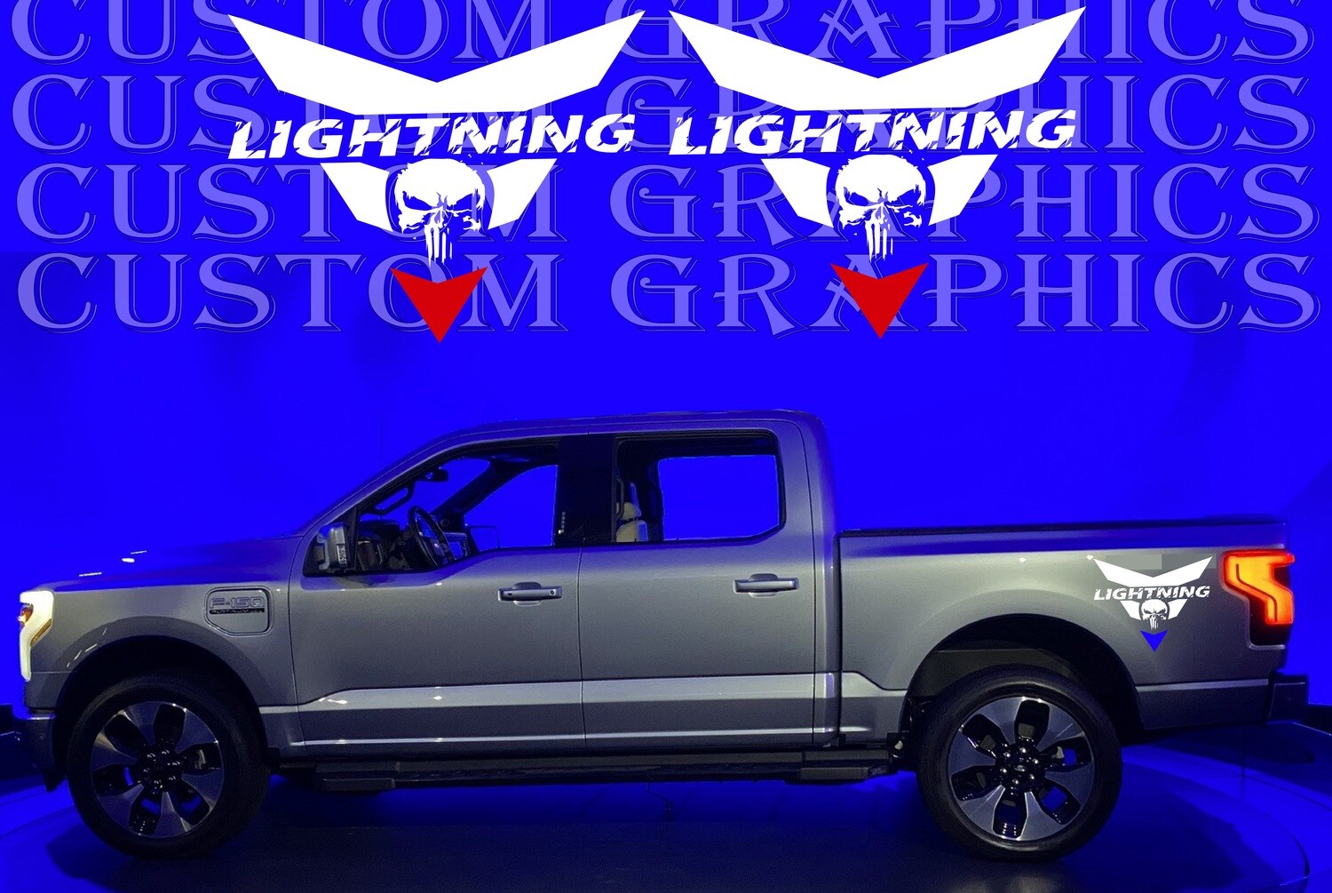 Car decals Compatible with Ford F-150 Lightning
