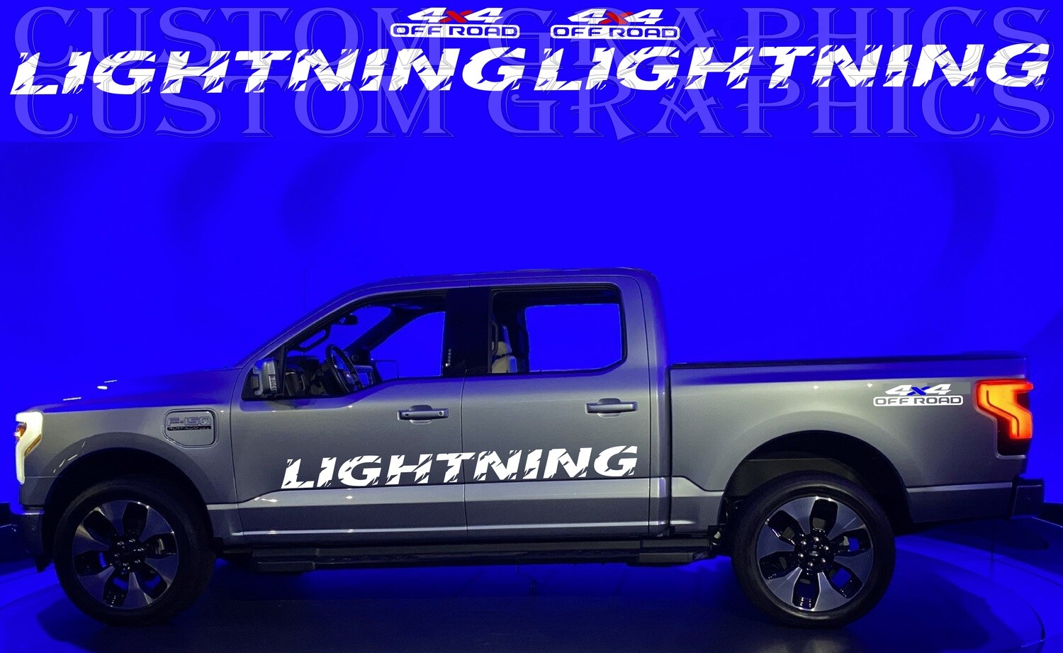 Express Your Style with Car Decals Compatible with F-150 Lightning