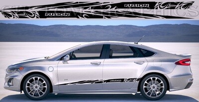 Hit the Road in Style: Vinyl Stickers for Cars Compatible with Fusion