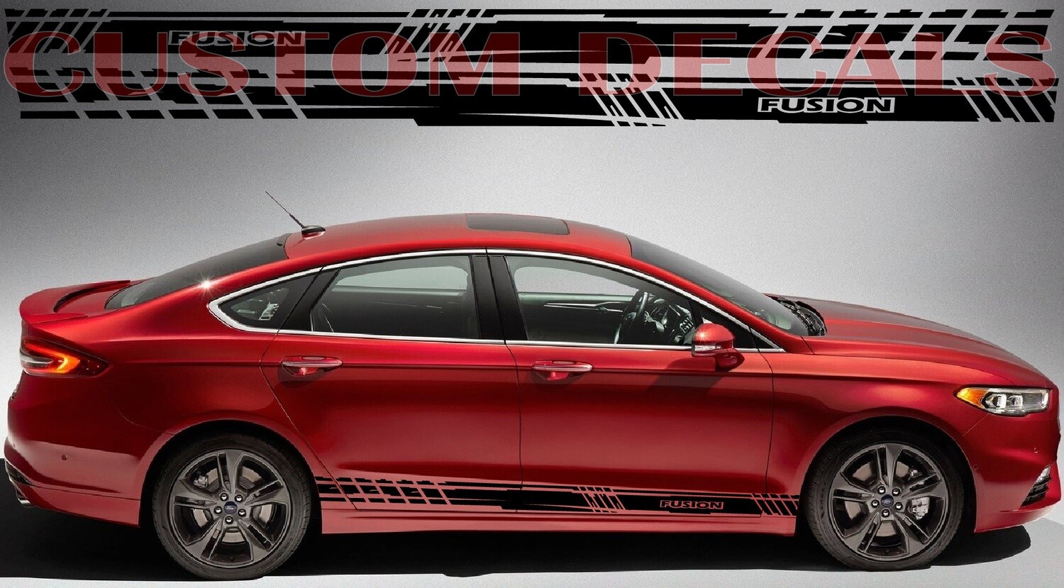 Revamp Your Ride with Vinyl Auto Decals Compatible with Fusion