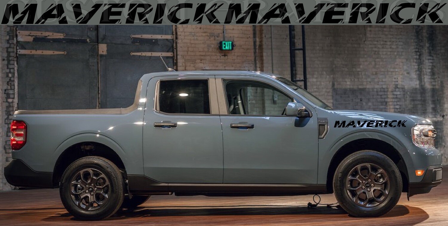Custom Auto Vinyl Graphics Compatible with Maverick