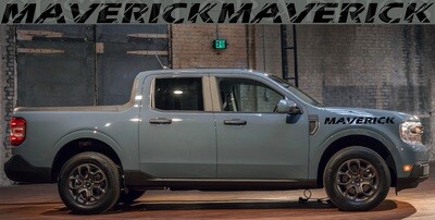 Custom Auto Vinyl Graphics Compatible with Maverick