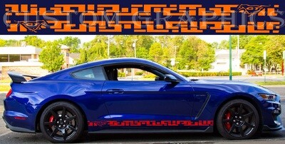 Hit the Road in Style: Vinyl Stickers for Cars Compatible with Mustang
