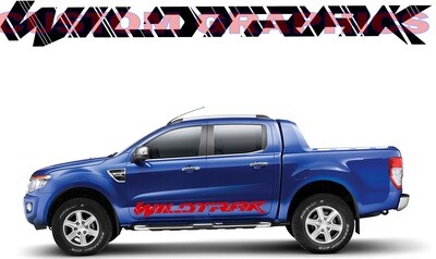 2x body decals side stripe sticker Compatible with Ranger 2023