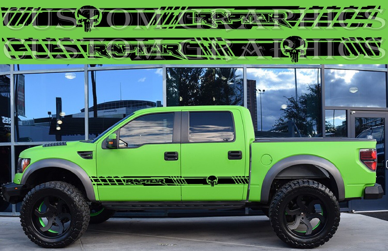 Stick and Drive: Premium Car Vinyl Graphics Compatible with Raptor F-150