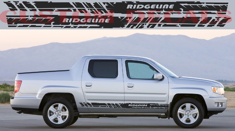 2x Personalize Your Drive: Car Vinyl Wraps Compatible with Ridgeline