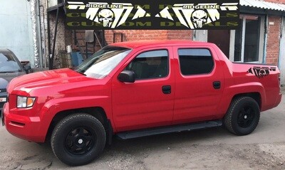 2x body decals side stripe sticker Compatible with Ridgeline