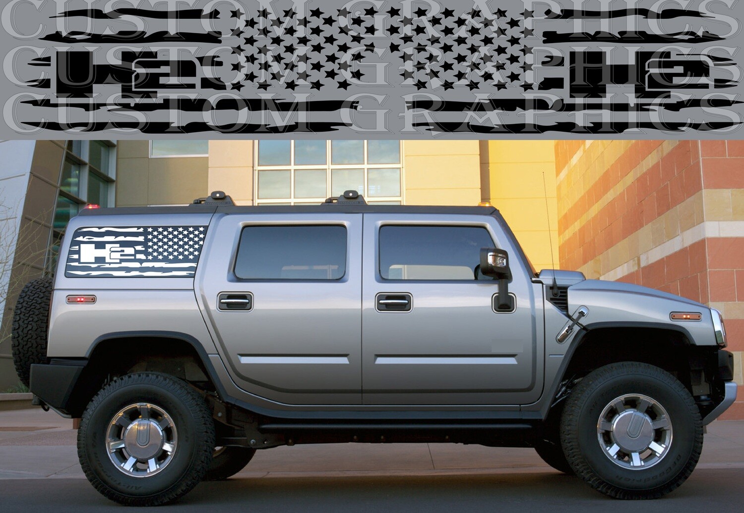 Express Your Style with Car Decals Compatible with Hummer H2 2008