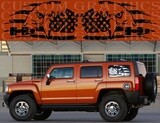 Sport Sticker Decal Side Door Stripes Compatible with H3 Alpha