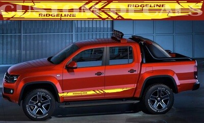 Side Stripe Decal Graphic Sticker Kit Compatible with Ridgeline