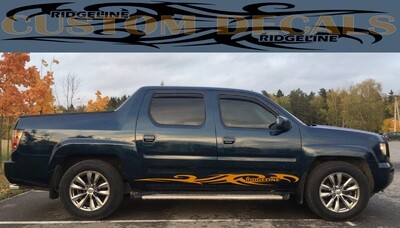Sport Sticker Decal Side Door Stripes  Compatible with Ridgeline