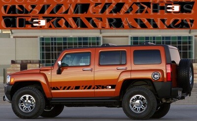 Hit the Road in Style: Vinyl Stickers for Cars Compatible with H3 Alpha