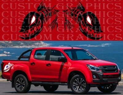 Car decals Compatible with Isuzu D-Max