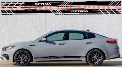 Custom Auto Vinyl Graphics Compatible with Kia Optima