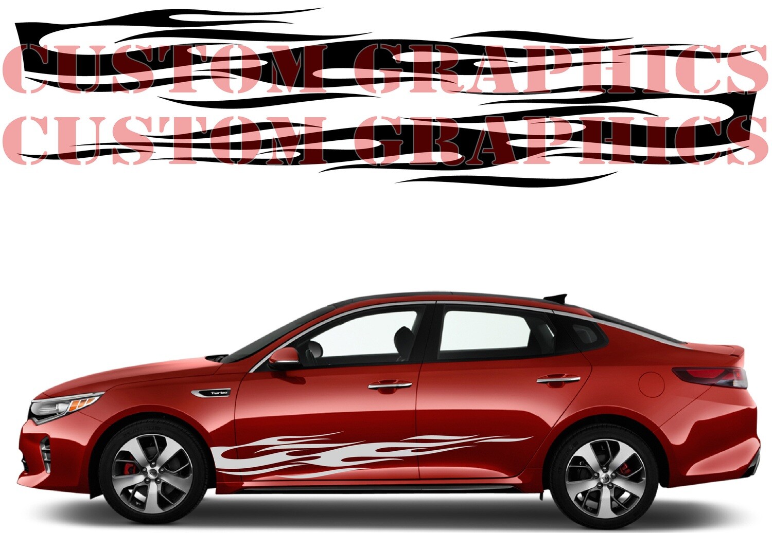 Stick and Drive: Premium Car Vinyl Graphics Compatible with Kia Optima