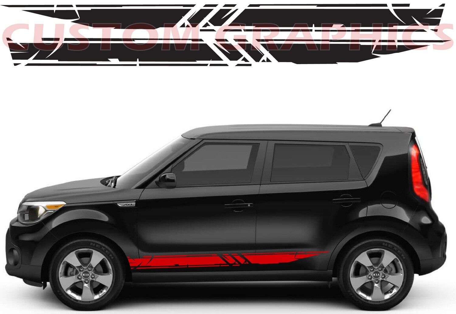 Hit the Road in Style: Vinyl Stickers Compatible with Kia Soul