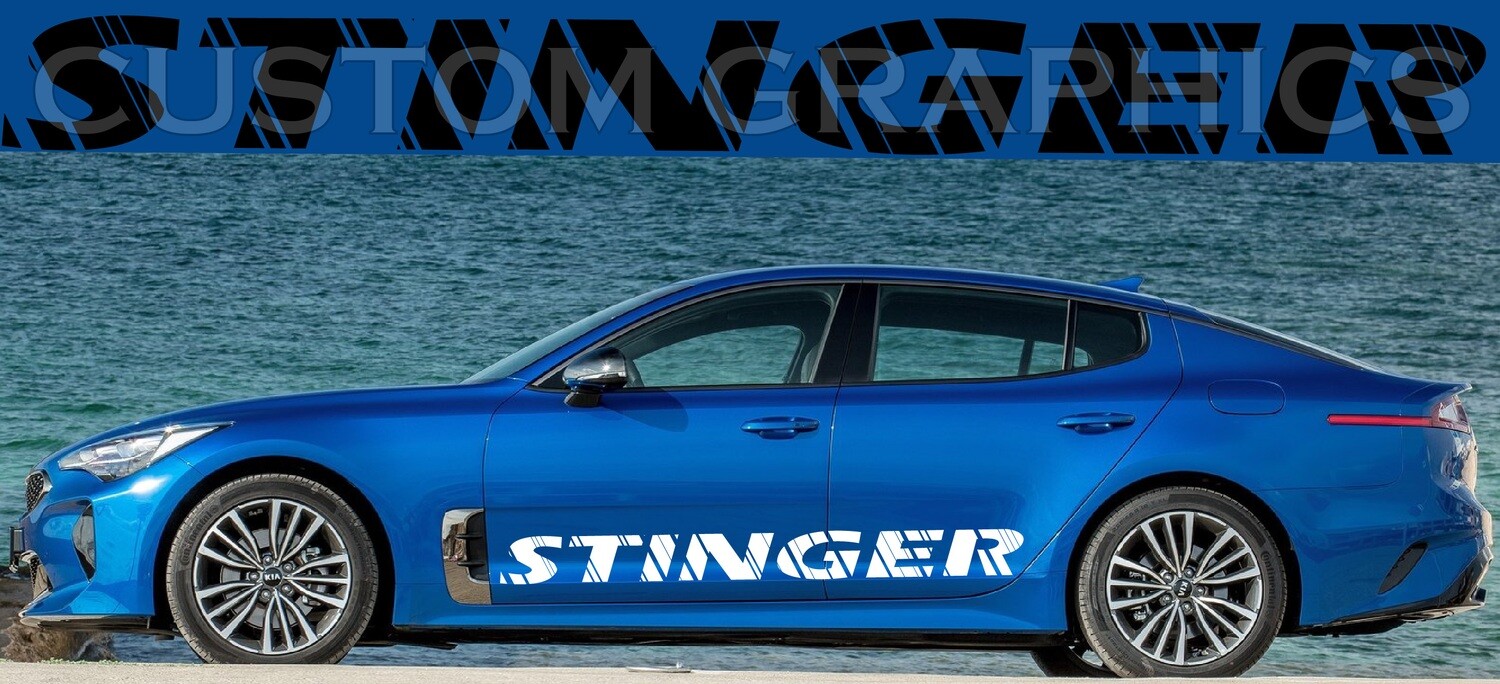 Express Your Style with Car Decals Compatible with Kia Stinger