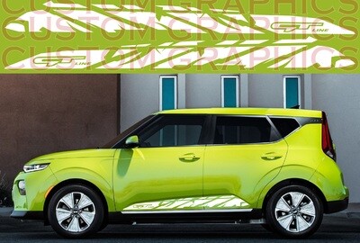 Stick and Drive: Premium Car Vinyl Graphics Compatible with Kia Soul