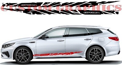 Revamp Your Ride with Vinyl Auto Decals Compatible with Kia Optima