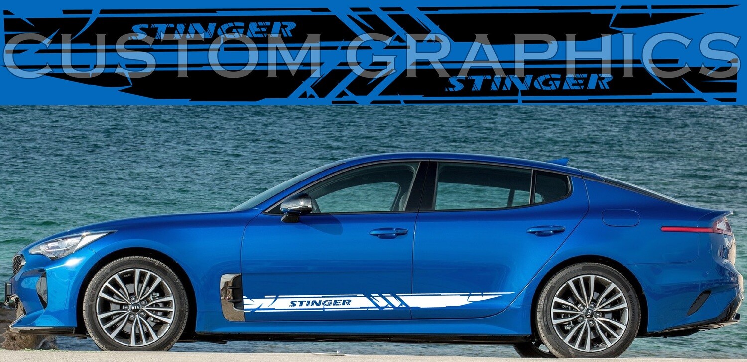 Personalize Your Drive: Car Vinyl Wraps Compatible with Kia Stinger