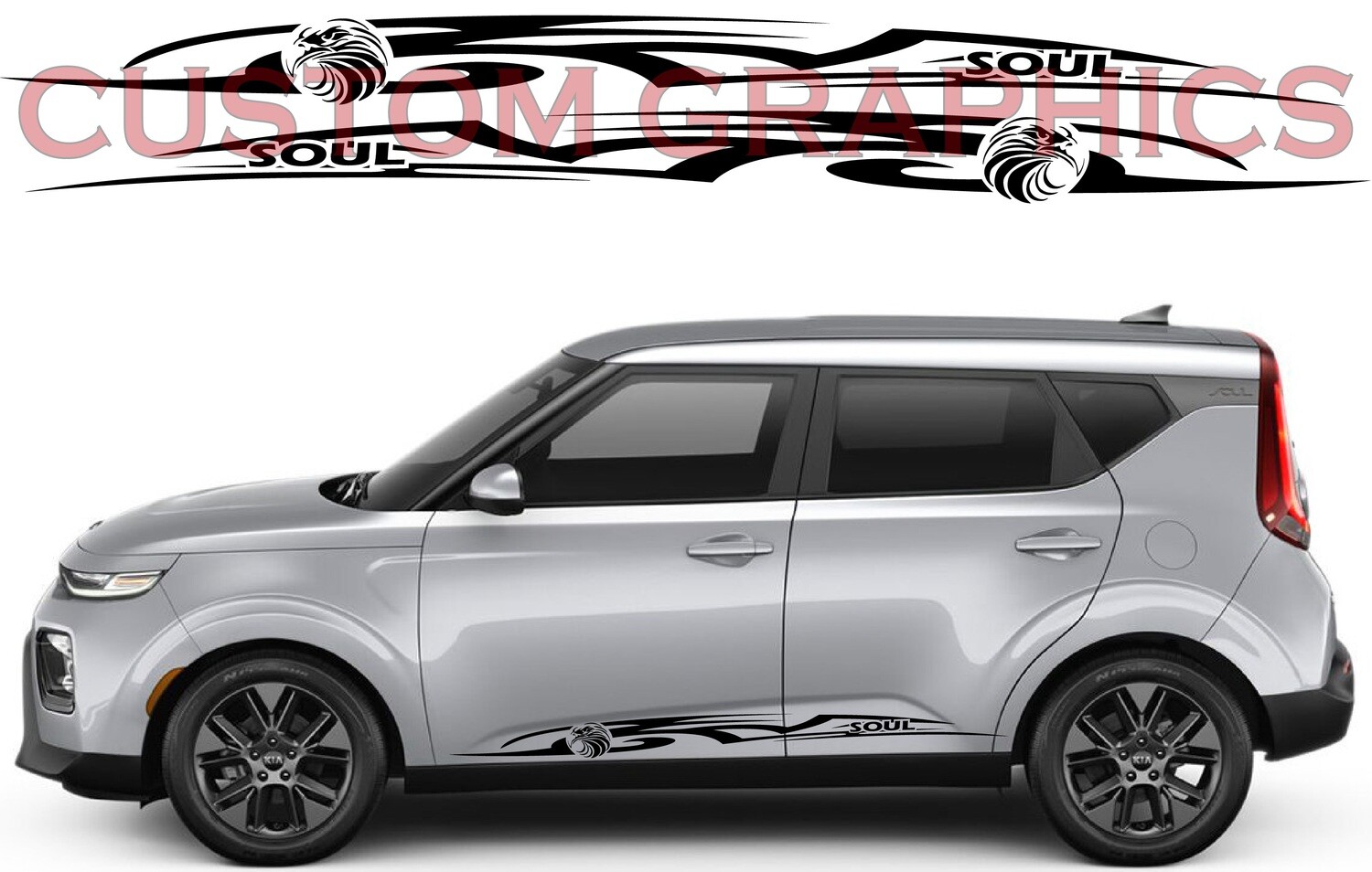 Revamp Your Ride with Vinyl Auto Decals Compatible with Kia Soul