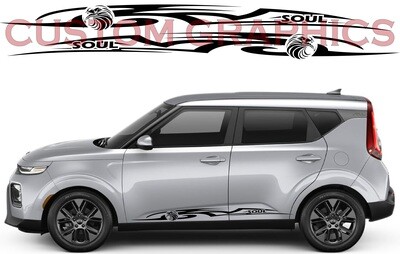 Revamp Your Ride with Vinyl Auto Decals Compatible with Kia Soul