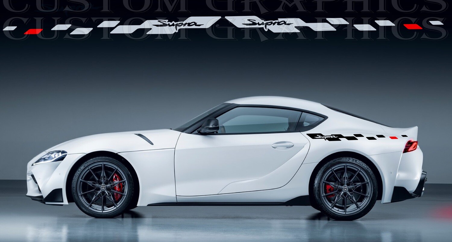 Stick and Drive: Premium Car Vinyl Graphics Compatible with Supra Gr 2024