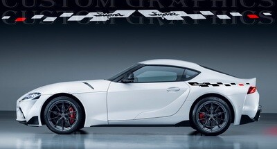 Stick and Drive: Premium Car Vinyl Graphics Compatible with Supra Gr 2024