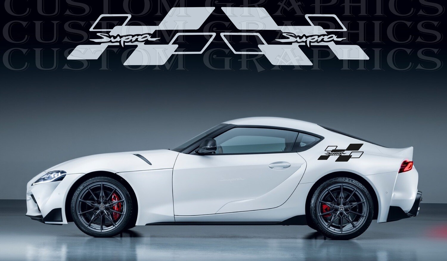 Sport Sticker Decal Side Door Stripes Compatible with Supra Gr 2024