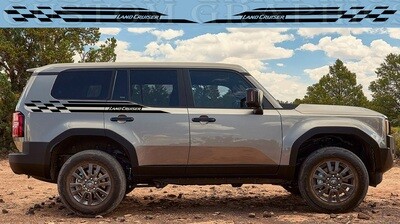 Vinyl Decal Custom Stickers Graphic kit Compatible with Toyota Land Cruiser  2024