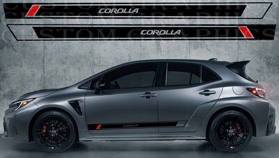 Vinyl Decals for Your Ride Compatible with Corolla GR 2023