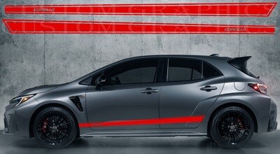 Custom Auto Vinyl Graphics Compatible with Corolla GR 2023