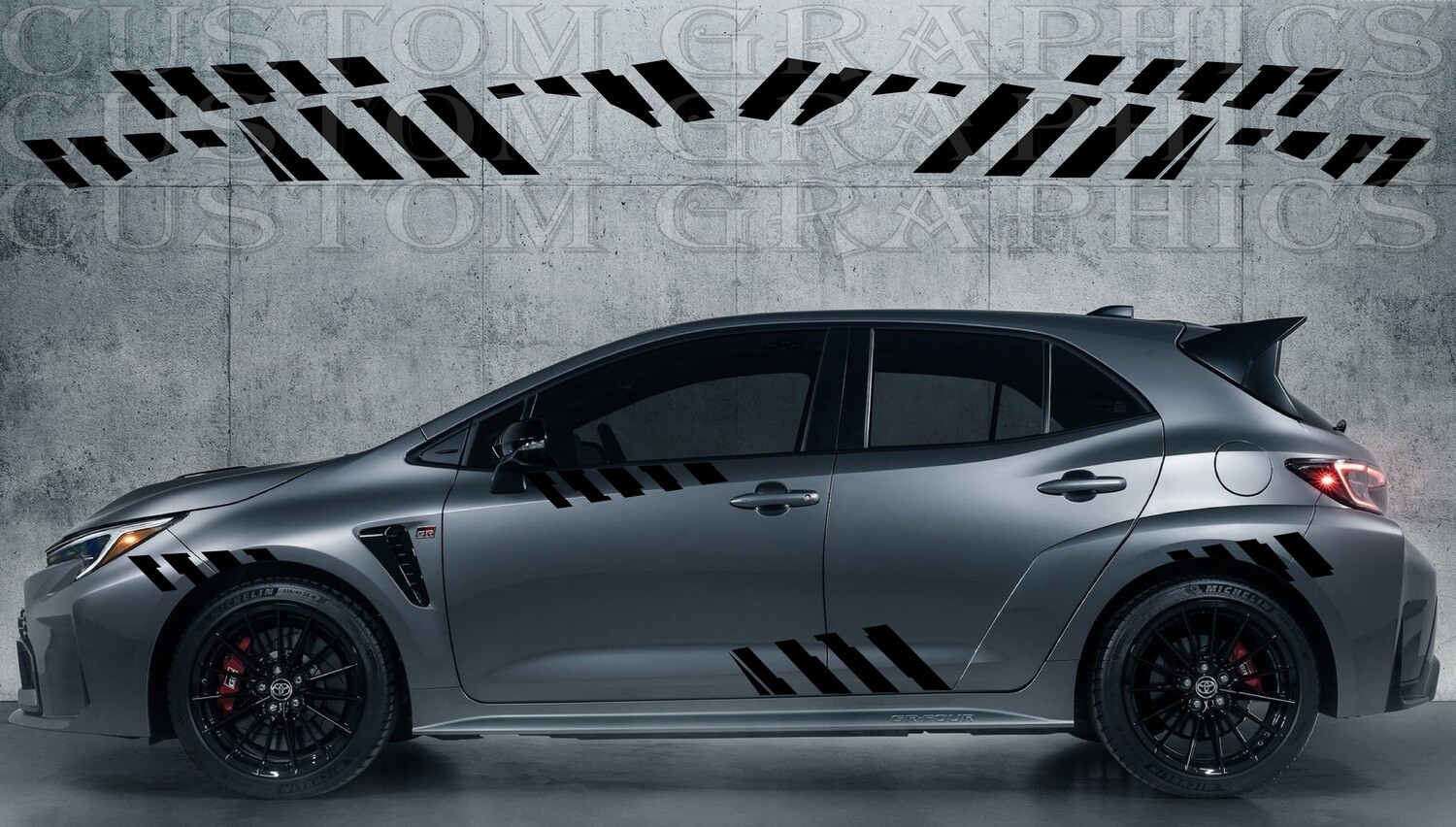 Upgrade Your Car&#39;s Look with Vinyl Stickers Compatible with Corolla GR 2023