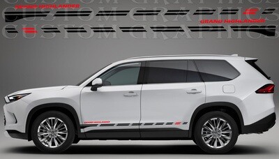 Revamp Your Ride with Vinyl Auto Decals Compatible with Grand Highlander 2024