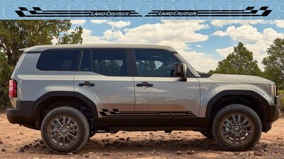 Stripe Decal Graphic stickers Kit Compatible with Toyota Land Cruiser 2024