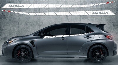 Car decals Compatible with Toyota Corolla GR 2023