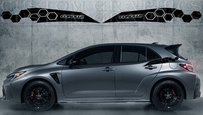 Adorn Your Auto: Vinyl Decals for Sale Compatible with Corolla GR 2023