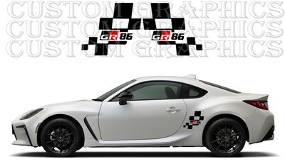 Upgrade Your Car&#39;s Look with Vinyl Stickers Compatible with GR 86
